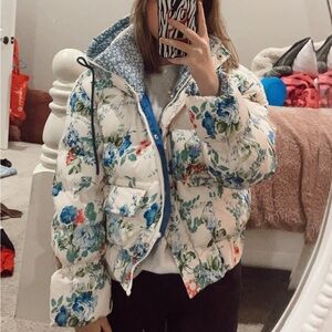 Floral Puffer Jacket